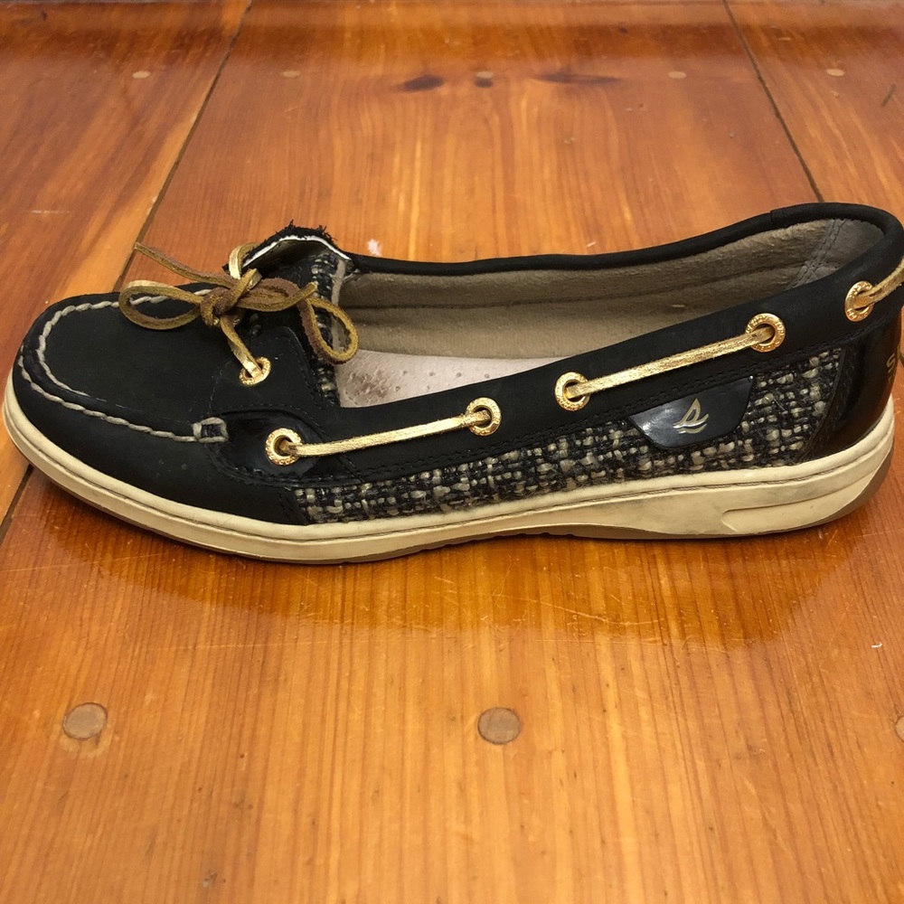 Black Limited Edition Sperry TopSiders